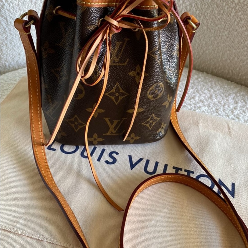 Louis Vuitton Mini Brown Tan Monogram Bag